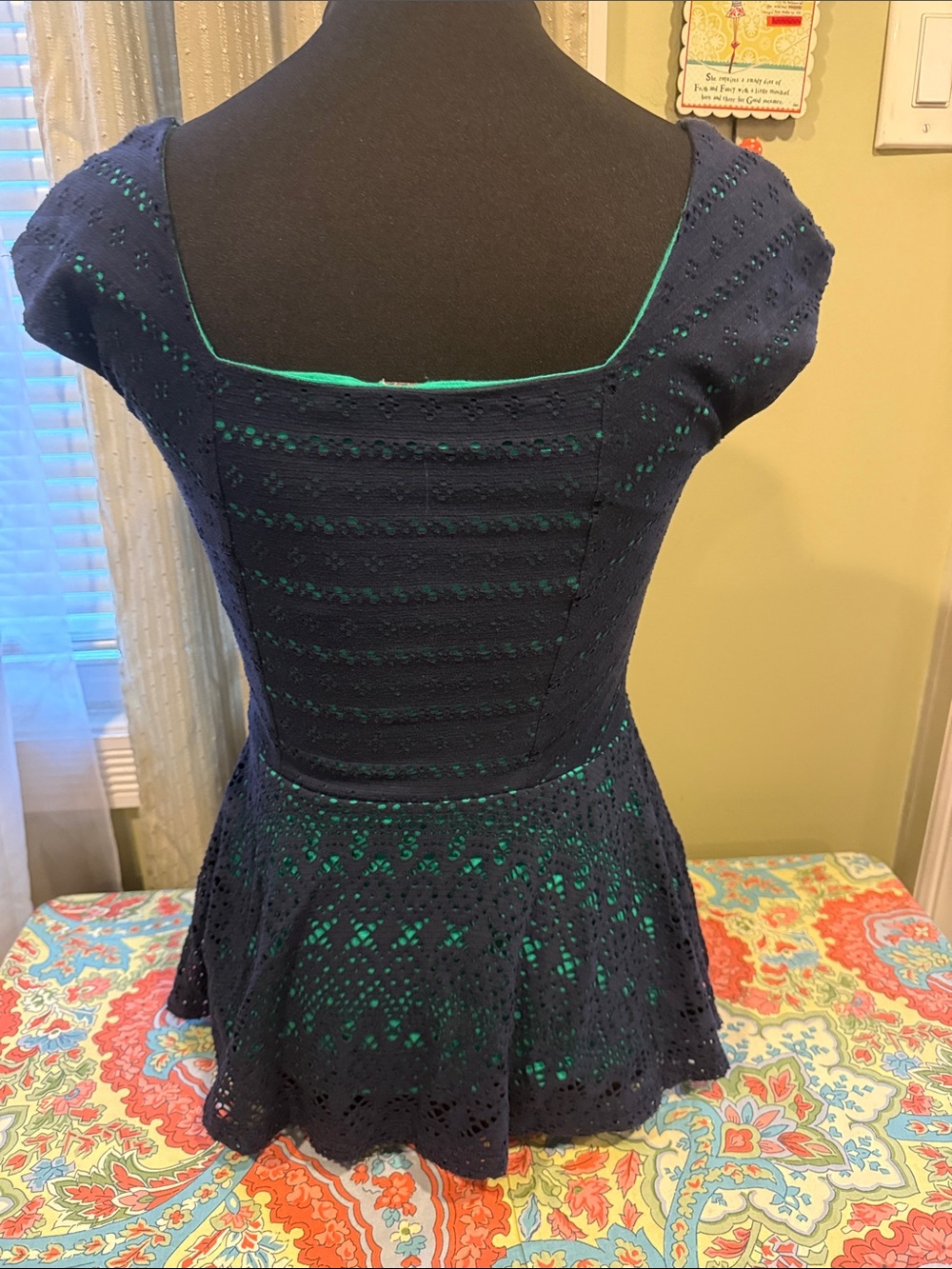 Anthropologie Postmark Sweetheart Peplum Blouse - Picture 3 of 9